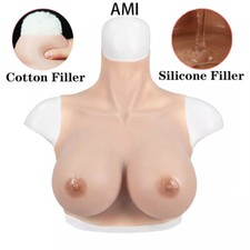 Silicone Realistic Breast Forms Fake Boobs For Crossdresser Drag Queen C-G Cup