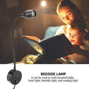 Wall Mounted LED Light Bedside Reading Light Lamp Flexible ...