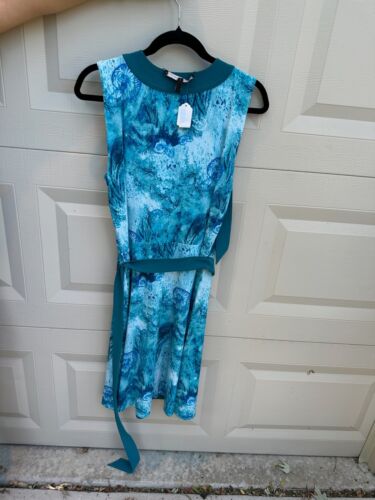 White House Black Market Wickel- und Wendekleid, türkis, Gr. 10 - Bild 4 von 5