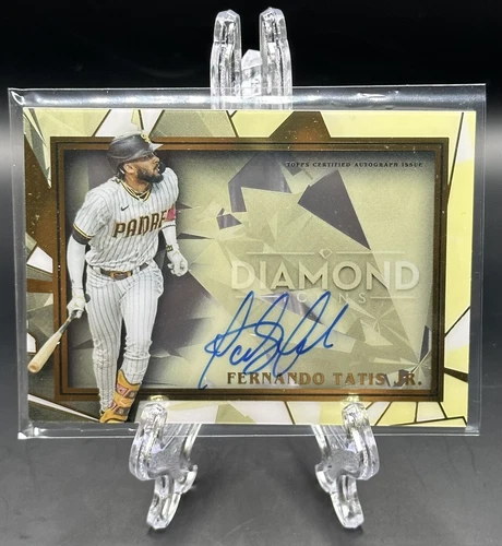 Fernando Tatis Jr. 2022 Topps Diamond Icons Gold Shadowbox Auto Autograph 03/10!