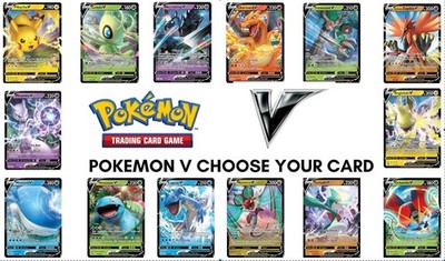 Pokemon Sword & Shield Ultra Rare V - Choose Your Card!