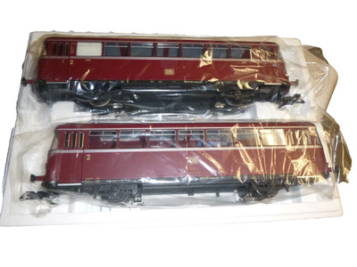 Piko G Railbus 37300 in Original Piko Styrofoam Block (outer box colorful missing)