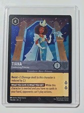 Foil Disney Lorcana Rise of the Floodborn Card 196 Celebrating Princess Tiana