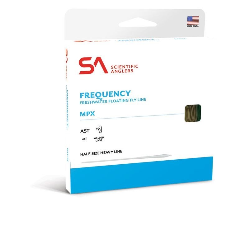 Soie Scientific Anglers Frequency MPX Moss WF5F flottante pour la pêche à la mouche
