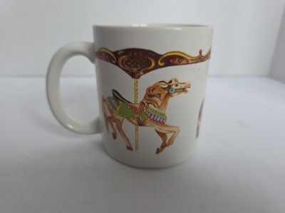Willitts Carousel Horse Coffee Mug Merry Go Round Vintage 1985
