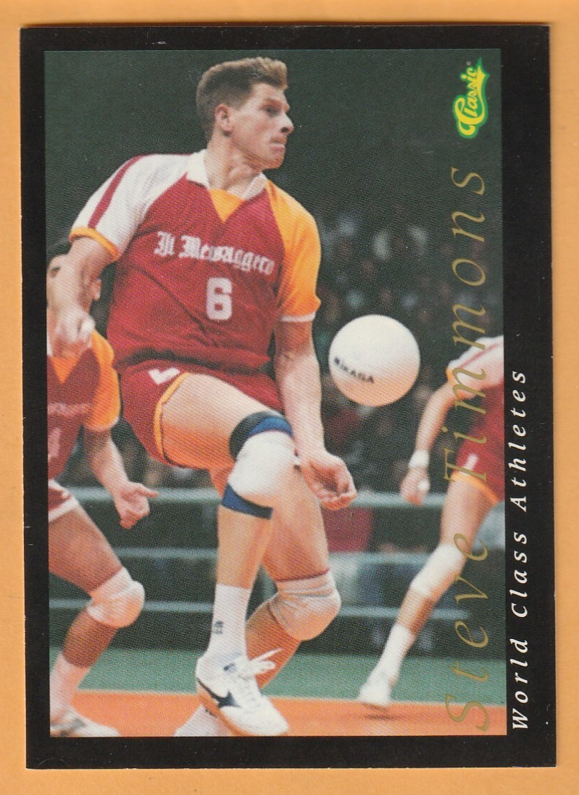 Steve Timmons 1992 Classic World Class Athletes #32 USC Trojans