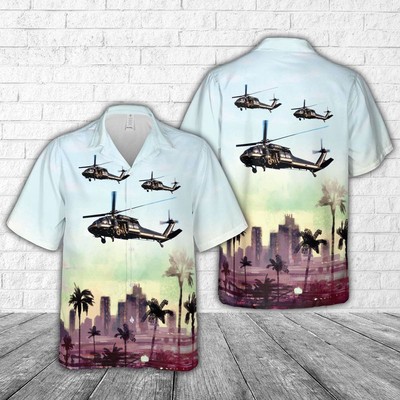 US Customs Service Sikorsky UH 60A Blackhawk Hawaiian Shir