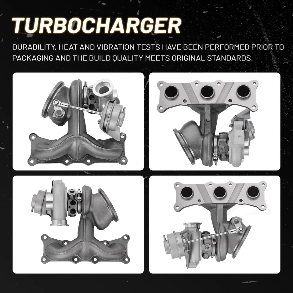 Juego de 2 turbocompresores aptos para BMW 135i 335i 2006 2007 2008 2009 2010 2011 Foto 3 de 4