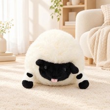 23cm Fluffy Sheep Plush Toy Chubby Long Hair Lamb Stuffed Animal Cute Gift Doll