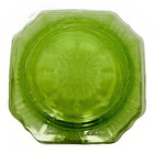 Anchor Hocking Princess Green Uranium Depression Glass Dinner Plates lot of 5 — photo 2