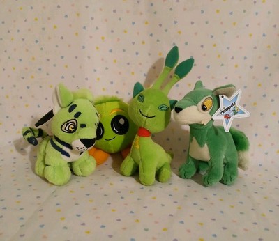 Neopets McDonald's Green Aisha Kougra Lupe Jubjub Mini Stuffed