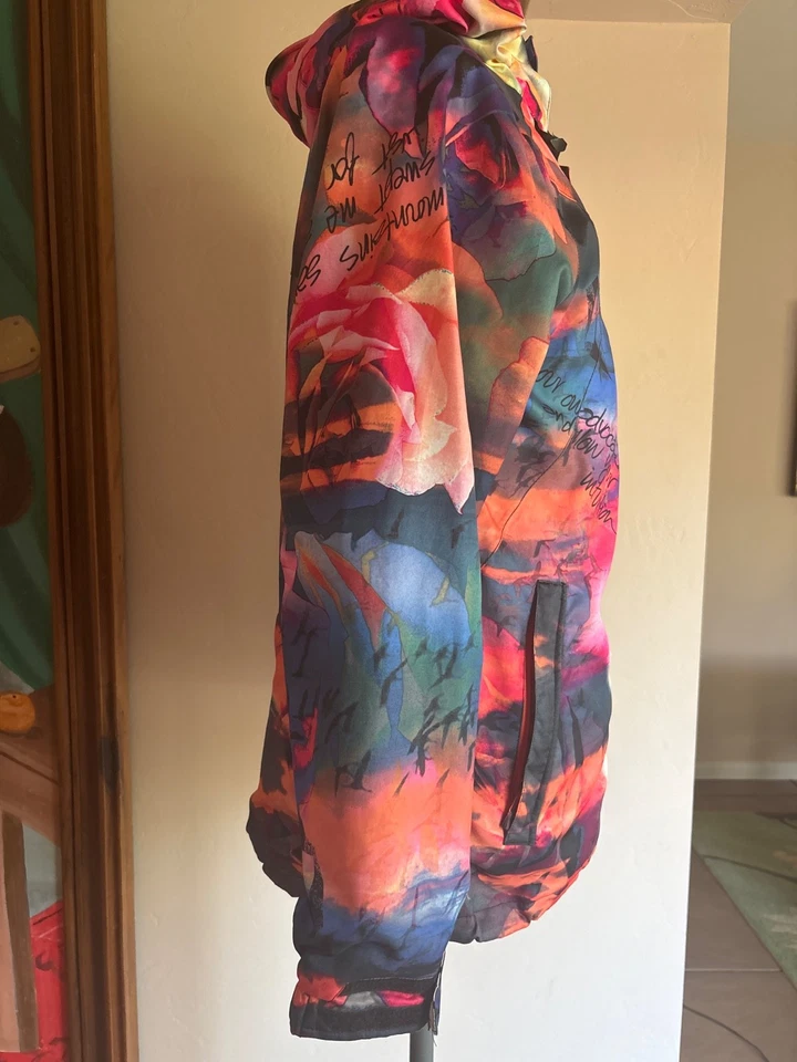 Volcom Nimbus Iconic Women’S Vibrant Multicolor Women's Full Zip Jacket M - Image 4 of 4