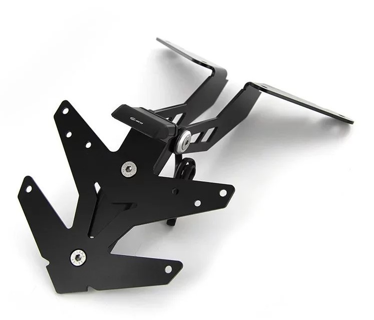 Support de plaque TMAX 530 aluminium CNC finition haut de gamme