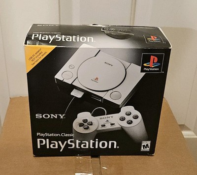 Sony PlayStation Classic Console - Open Box - Complete Including  20 Games 