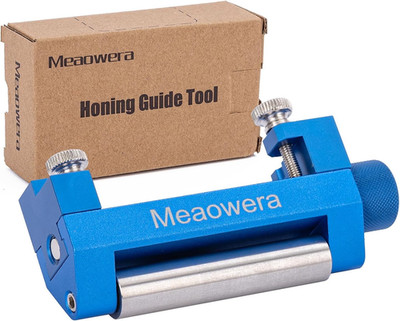 Chisel Sharpening Kit with Adjustable Honing Guide   Wood Chisel Sharpener for