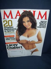 Maxim Magazine #109 January 2007 Lacey Chabert Cover Used