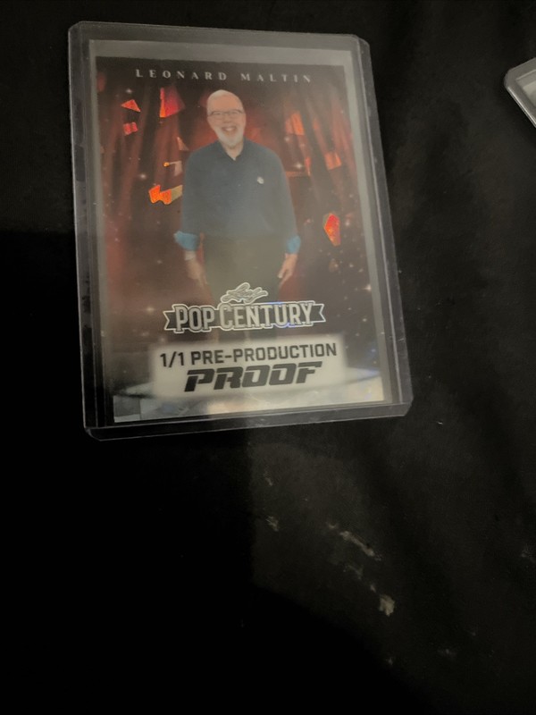 2026 Leaf Pop Century 5/6 Autographed Leonard Maltin  BA-LM1