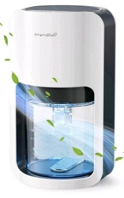 OMISOON Neues AngebotRaumentfeuchter Elektrisch Luftentfeuchter 40 W 0,5 l/24 h 1200 ml dehumifer