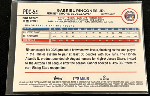 2024 Topps Pro Debut Baseball #PDC1 - #PDC200 Choose Your CHROME Card(s) π - Picture 79 of 281