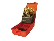Image of Dormer A095 Set 201 A002 Hss Tin Coated Jobber Drill Set Of 19 1.0-10.0 X 0.5Mm