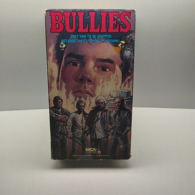 Bullies VHS 1986 Tape MCA Dehl Berti Action Sleaze Revenge Thriller Rare Movie