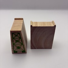 Wooden Train Track Two Bigjigs Track Supports Brio Compatible
