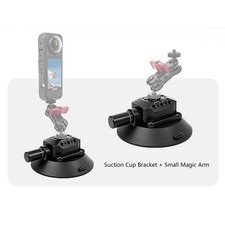 4.5/6 Inch Air Pump Vacuum Suction Cup Mount Flexible Arm Base for Action Camera