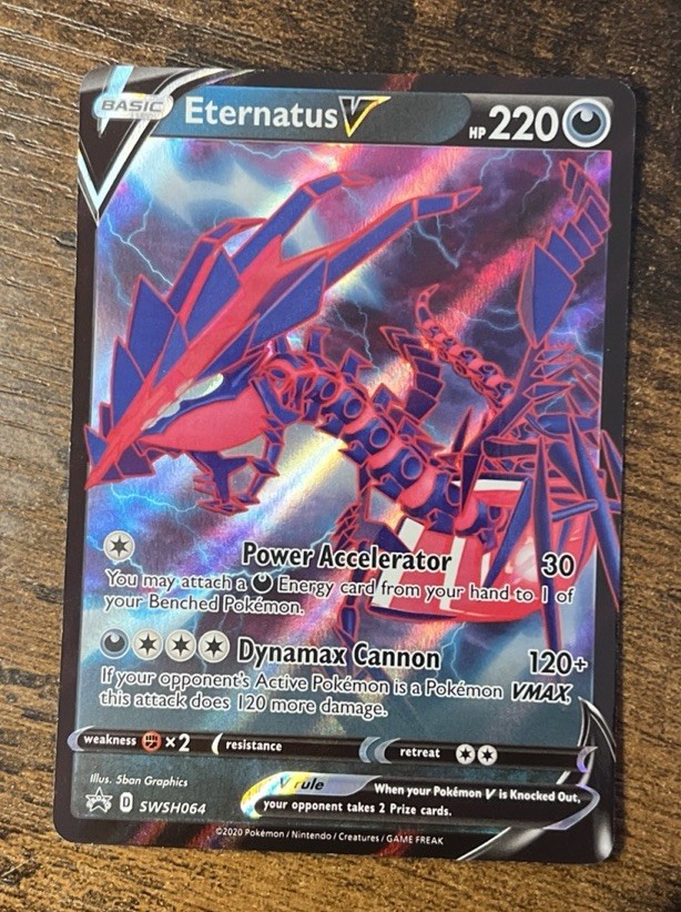 Eternatus V SWSH064 Pokémon SWSH: Sword & Shield Black Star Promo NM