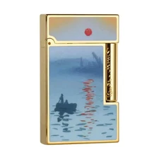 S.T. Dupont Ligne 2 Monet Impression Sunrise Dual Flame Lighter Limited Edition