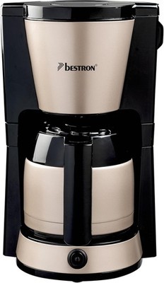 Bestron Filter Kaffeemaschine Thermokanne Permanentfilter 8 Tassen 900 Watt