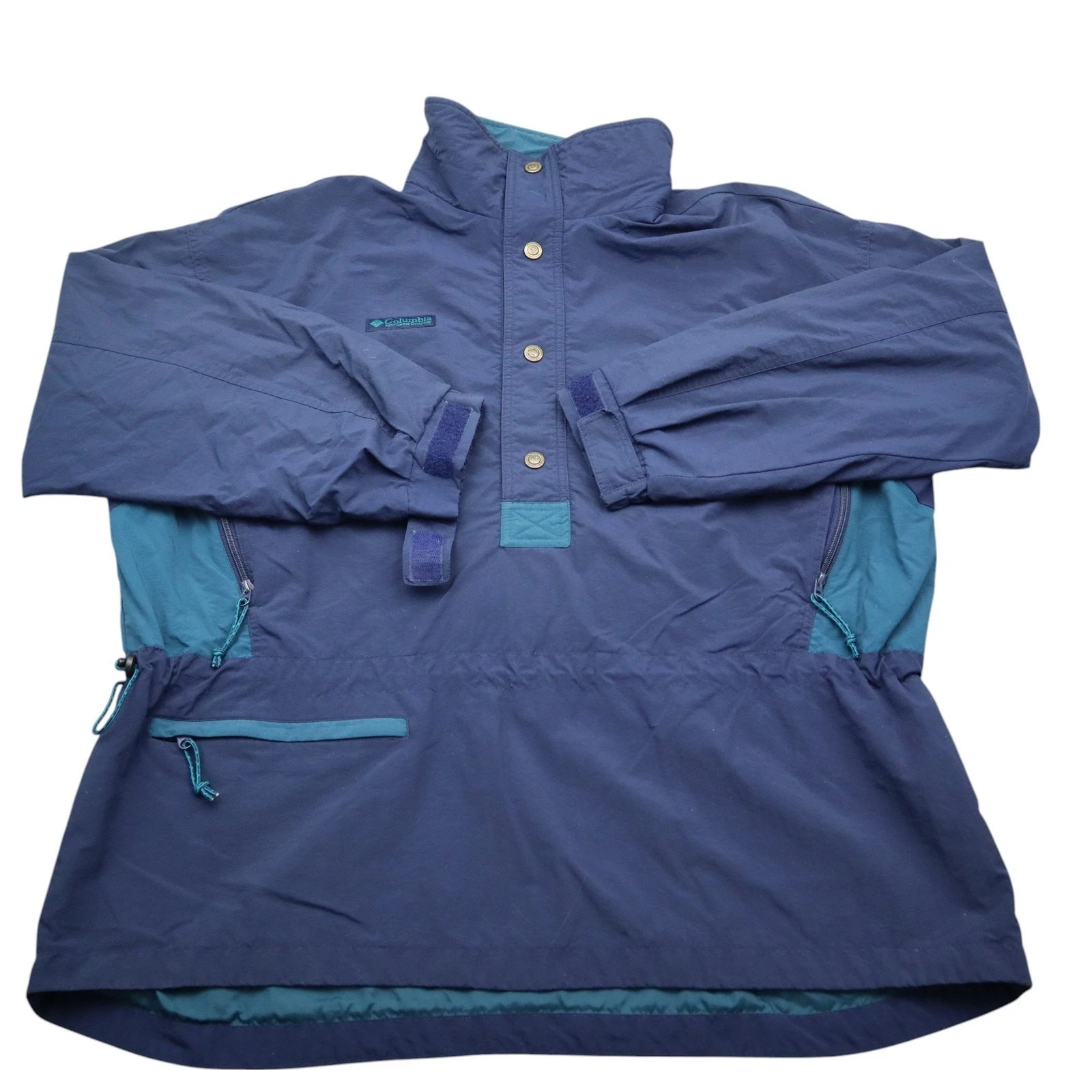 Vintage Columbia Pullover Jacket Mens Large Half Zip Outdoor 90s Anorak