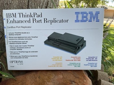 Vintage IBM ThinkPad Enhanced Port Replicator (TP 997)   New Old Stock / In Box