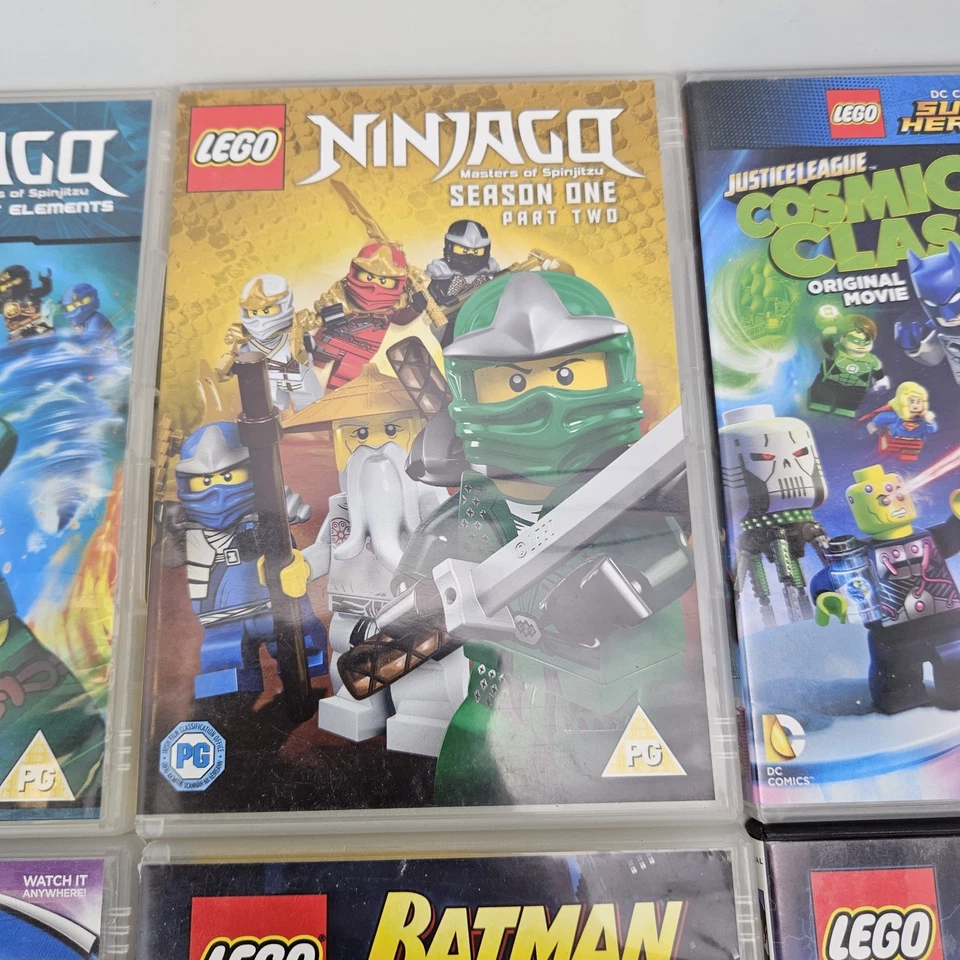 X6 Lego Dvd Bundle, Star Wars, Ninjago, Clutch Powers, Dc, Batman, Lego Movie - Image 3 of 4