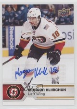 2017-18 Upper Deck AHL Auto Morgan Klimchuk #46 Auto 4ta