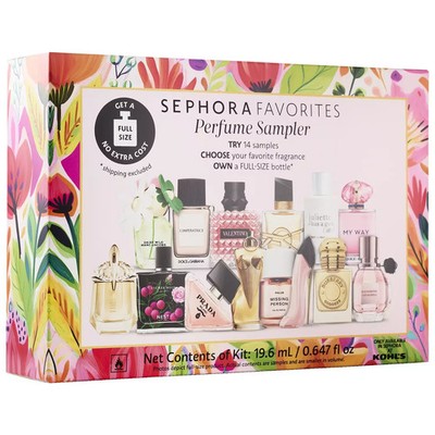 SEPHORA FAVORITES 14pc Perfume Sampler Discovery Gift Set NO