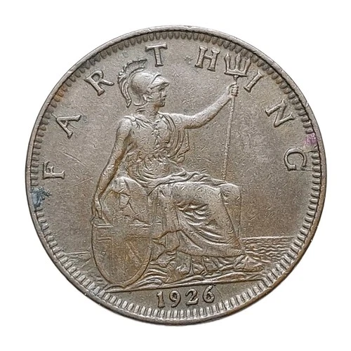 1926 George V Farthing — photo from another recent sale