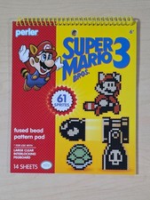 Brand New Official Nintendo Super Mario Bros. 3 Perler Bead Large Pattern Book