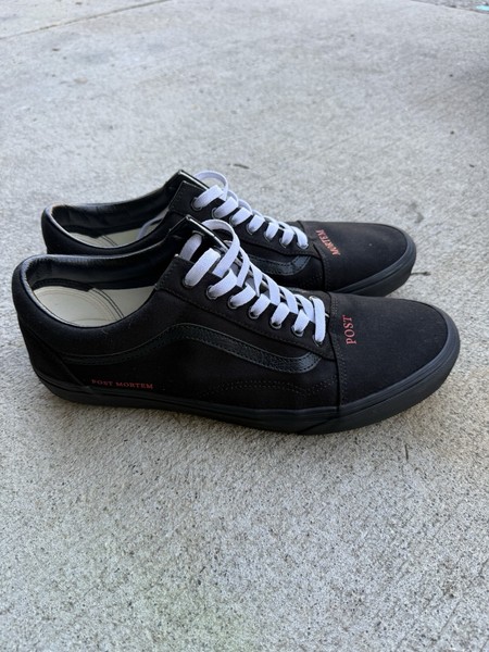 VANS x Coutíe Post Mortem Talla 13 Hombre Zapatos Negro Raros 3
