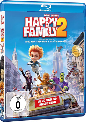 Monster Family 2 (3D + 2D Blu-ray) Brand New