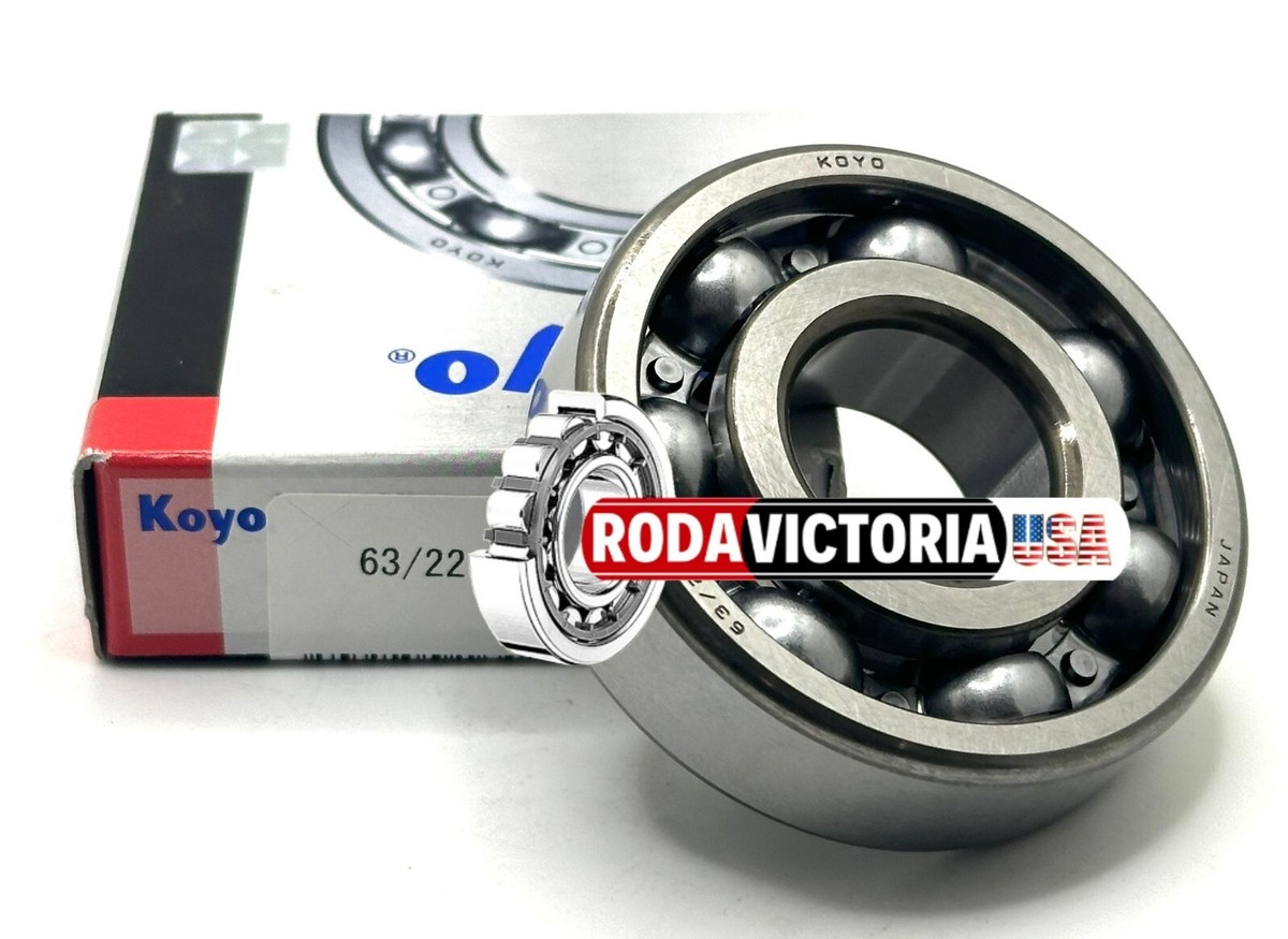 Koyo 63/22 C3 Deep Groove Ball Bearing 22x56x16 mm Open 63 22 SAME