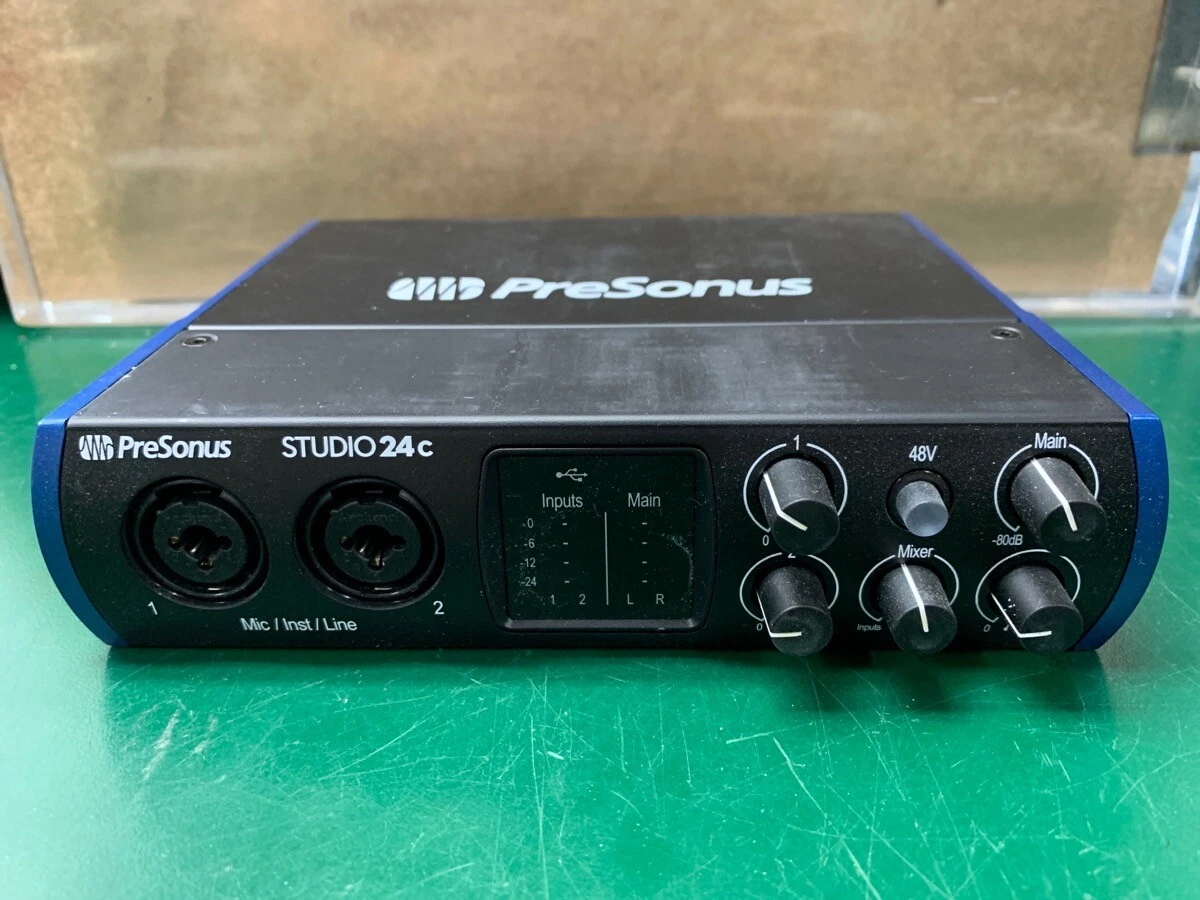 Presonus Studio 24C Audio Interface & Master PRO10 Studio Headphones