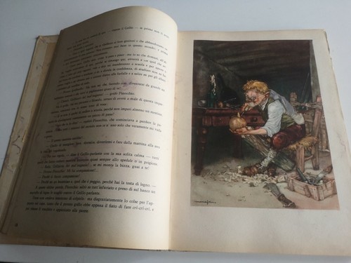 1953 - CARLO COLLODI - LE AVVENTURE DI PINOCCHIO - ILLUSTRATO DA MARAJA - Picture 3 of 12