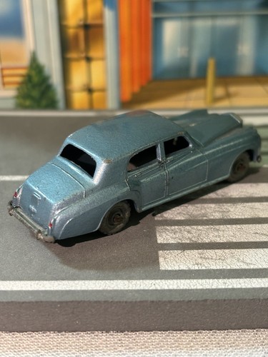 🔥 Lesney Matchbox No. 44 Rolls-Royce Silver Cloud Gray Wheels 1958 Blue England - Picture 10 of 12