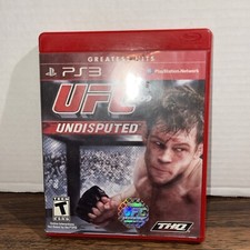 UFC 2009 Undisputed PS3 PlayStation 3 - Complete CIB w/ Manual -Tested