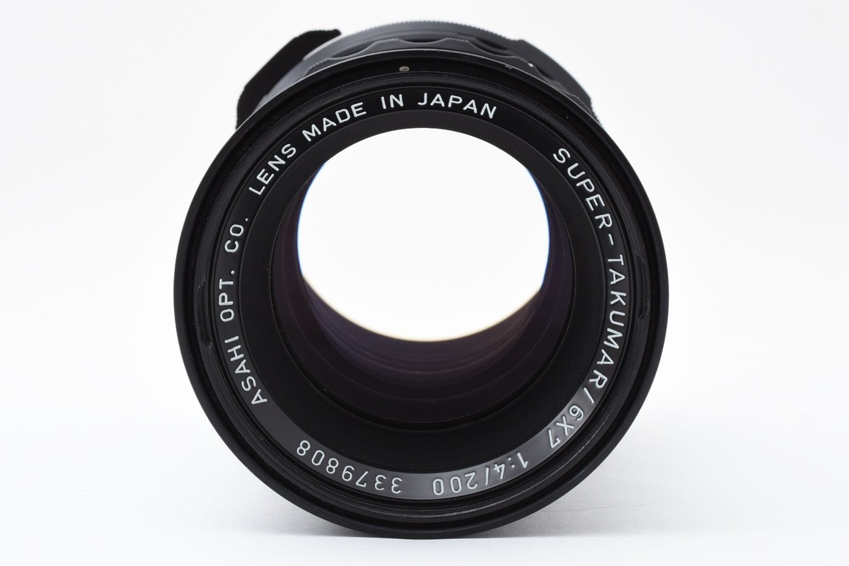 ★極上品★PENTAX 6×7 200mm f4 フード付き #481 TOP MINT】 Pentax SMC Takumar 6x7 200mm F/4 Telephoto Lens