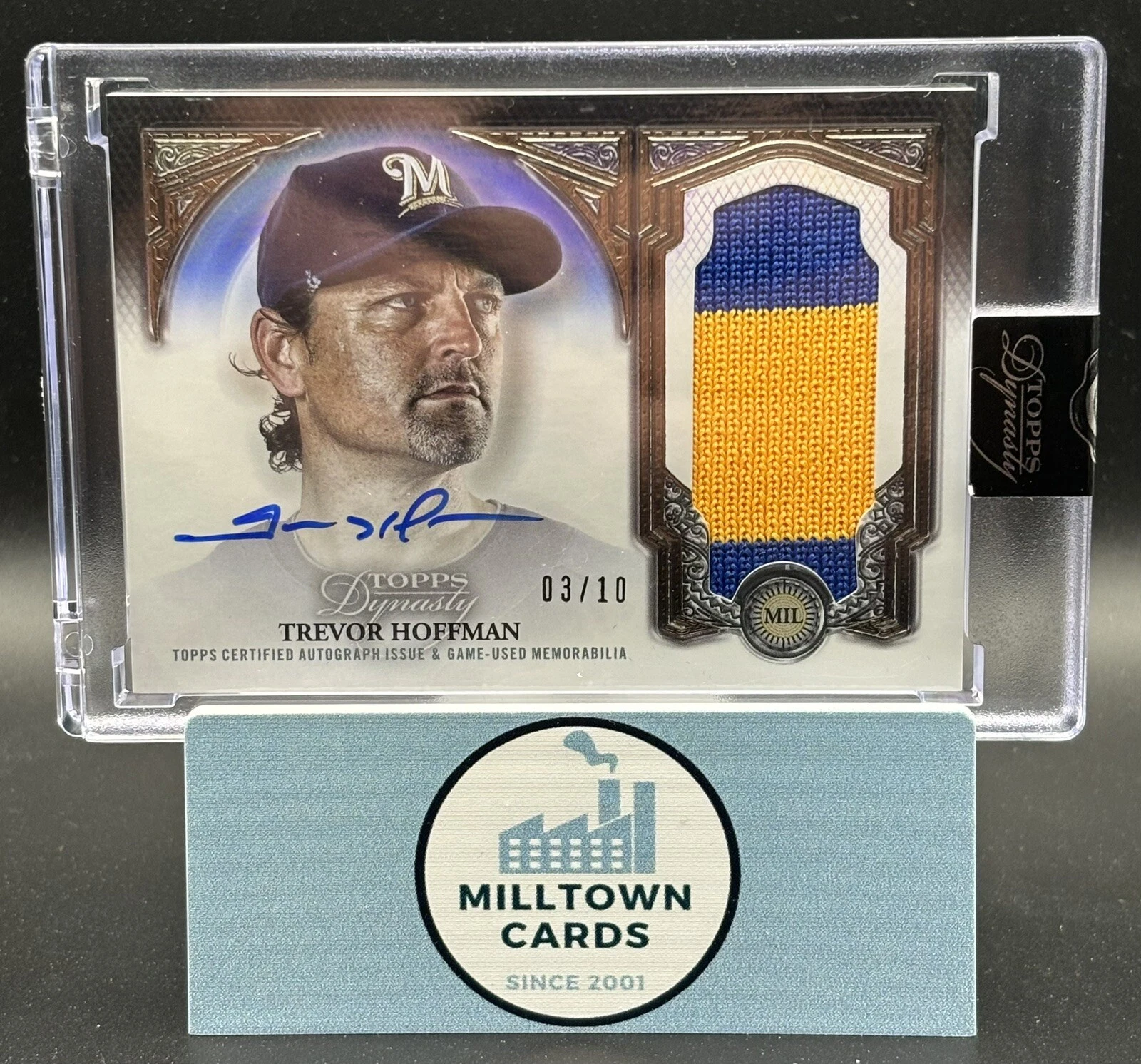 2023 Topps Dynasty Trevor Hoffman DAP- THO1 Dynastic Data Patch Auto 03/10
