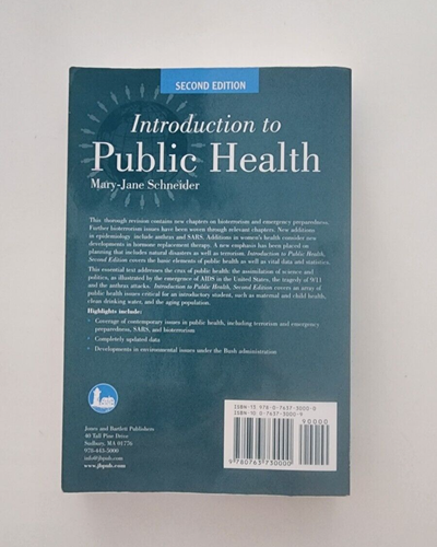 Introduction to Public Health by Schneider 2nd Edition - Picture 2 of 3