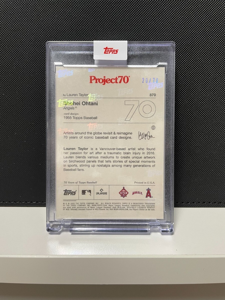 70シリ 大谷翔平Rainbow Foil ToppsProject 70 Shohei Ohtani Topps Project70 Card #906 Rainbow Foil /70