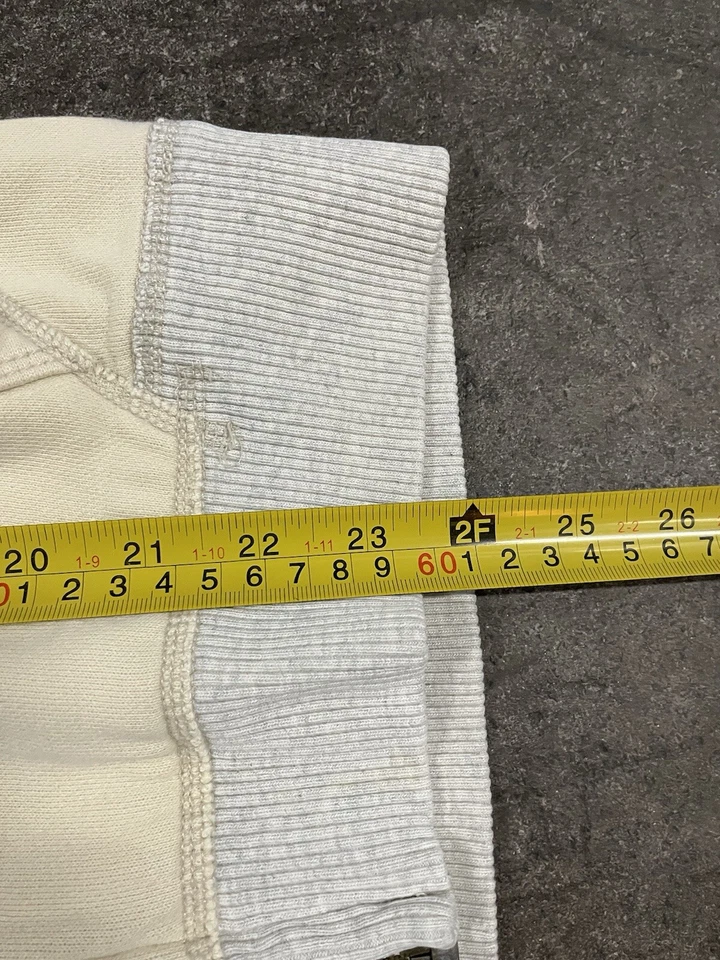 Sudadera con Capucha American Eagle Marfil Para Mujer Pequeña Cremallera Sherpa Forrada Clásica Grande Logo Foto 4 de 4