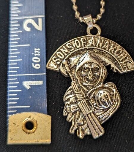 Sons Of Anarchy Gothic Necklace SOA Skull Grim Re… - image 10